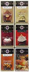 Stash Tea 6-Flavor Assortment Tea Deliciously Rich Dessert 6 Count Tea Bags Individual Tea Bag Variety Pack, Use in Teapots Mugs or Cups, Brew Hot Tea or Iced Tea