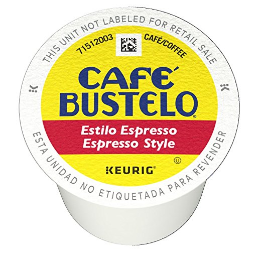 Café Bustelo Espresso Style K-Cup Pods for Keurig K-Cup Brewers 6 boxes of 12 (72 total)