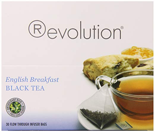 Revolution Tea English Breakfast Black Tea, 30 Count