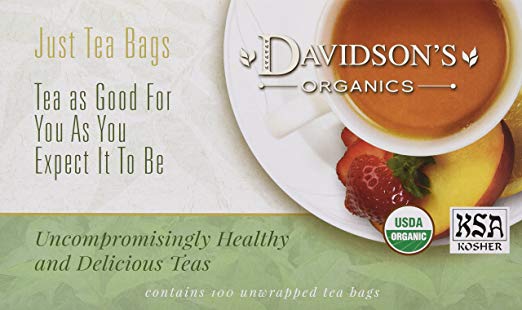 Davidson's Tea Hibiscus Flower, 100-Count Tea Bags