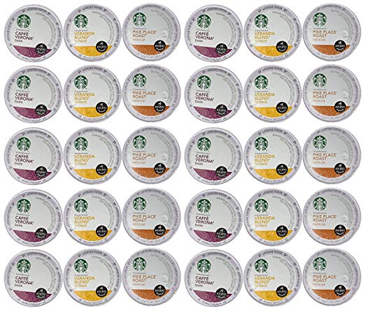 Starbucks Coffee K-Cups for Keurig Brewer 72 Piece Variety Pack (72 Count)