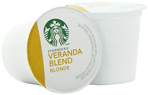 Starbucks Veranda Blend Blonde, K-Cup Portion Pack for Keurig K-Cup Brewers, 24 K-Cups (Pack of 2)