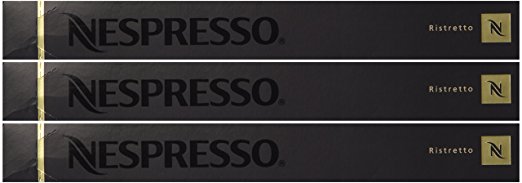 Nespresso OriginalLine: Ristretto, 30 Count - ''NOT compatible with Vertuoline''