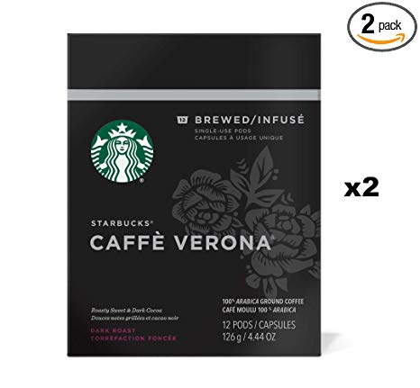 Starbucks Verismo Caffe Verona Coffee Pods (24 Count)