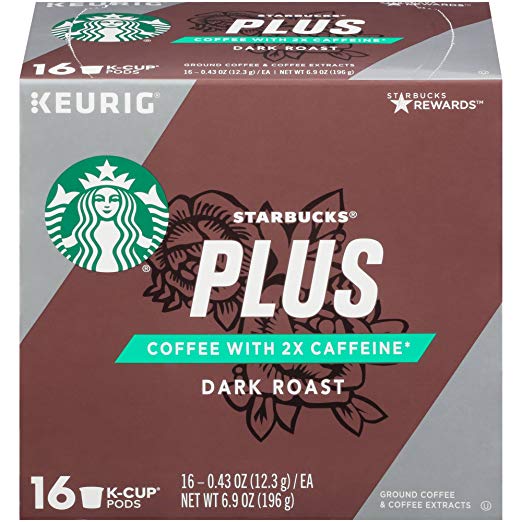 Starbucks Keurig K-Cups Plus Dark Roast (16 pods),6.9oz, pack of 1