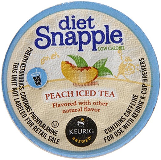 Snapple Diet Iced Tea, Peach, 22 Count Net Wt. 3.1 oz