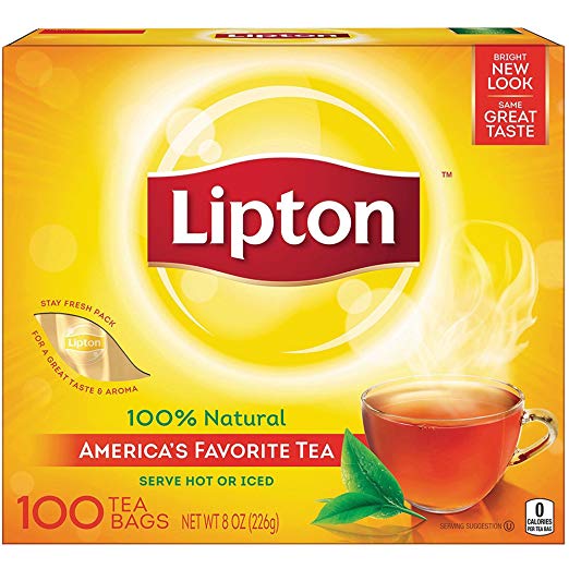 TEA,LIPTON,REGULAR,100PK