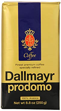 Dallmayr Gourmet Coffee, Prodomo (Ground), 8.8-Ounce Vacuum Packs (Pack of 3)